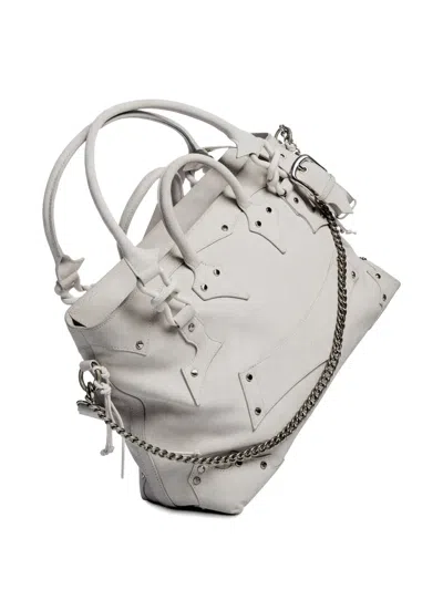 Protémoa Studded Tote Bag In White
