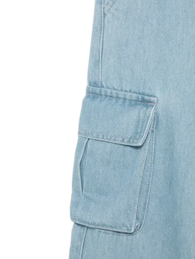 Off-white Cargo-pocket Jeans In Blue