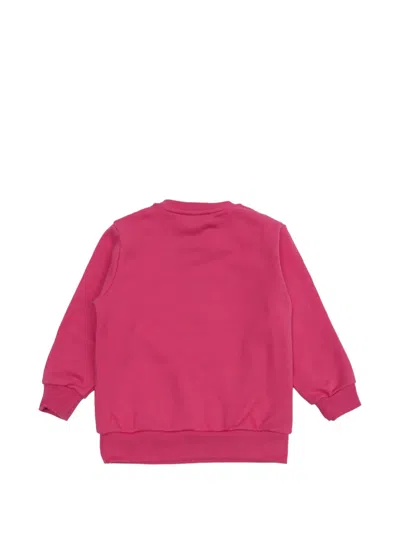 Versace Logo-patch Sweatshirt In Multi