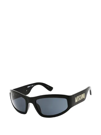 Moschino Rectangle-frame Sunglasses In Orange