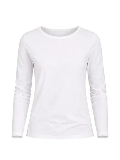 Patrick Assaraf Long-sleeve T-shirt In White