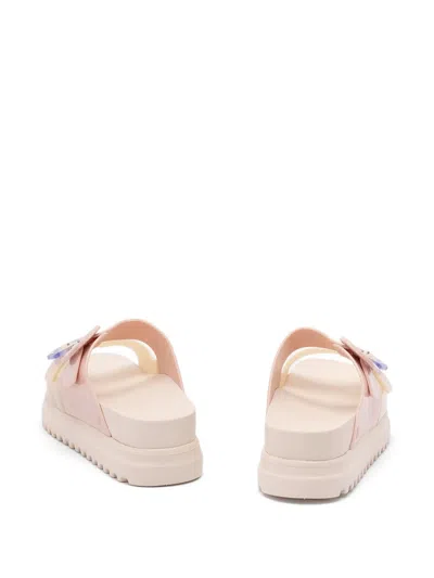 Melissa Cozy Buckled Platform Sandals In Multi