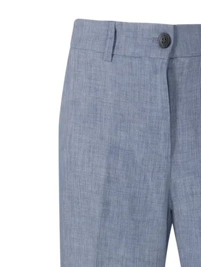 P.a.r.o.s.h Buttoned Trousers In Blue