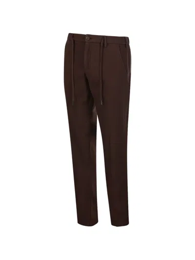 Myths Drawstring Trousers In Brown