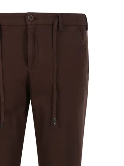 Myths Drawstring Trousers In Brown