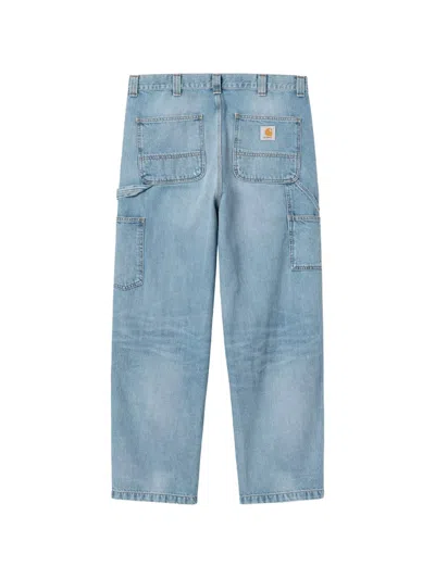 Carhartt Light Blue Relaxed Jeans In Blue