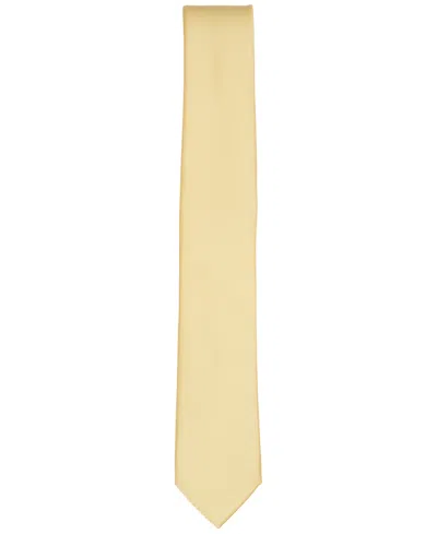 Bar Iii Men's Logan Solid Tie, Created For Macy's In Yellow