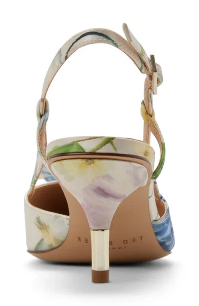 Ted Baker London Romy Pointed Toe Slingback Pump In Multi