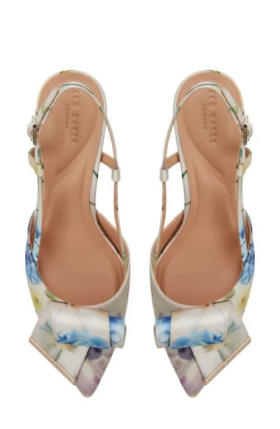Ted Baker London Romy Pointed Toe Slingback Pump In Multi