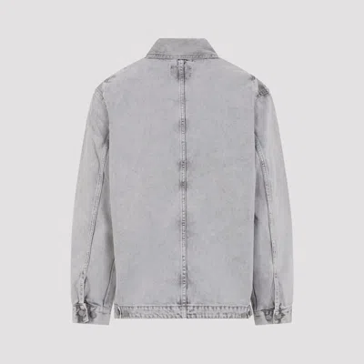 Carhartt Double Layer Front Jacket Collared Design In Silver