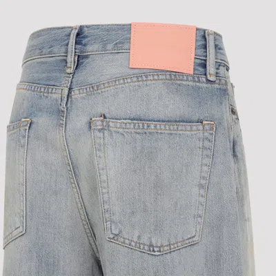 Acne Studios 1981 Distressed Jeans In Blue