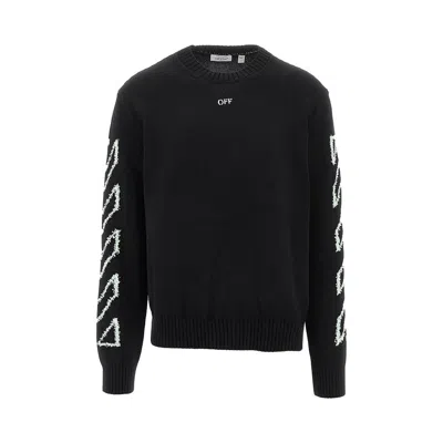 Off-white Sweater Men In Black