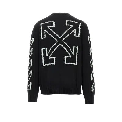 Off-white Sweater Men In Black