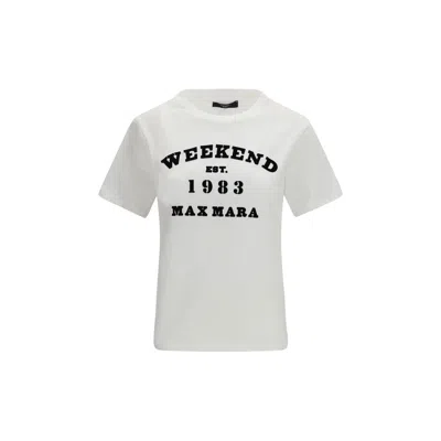 Max Mara Graphic T-shirt In White