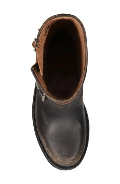 Frye Viv Short Engineer Boot In Black