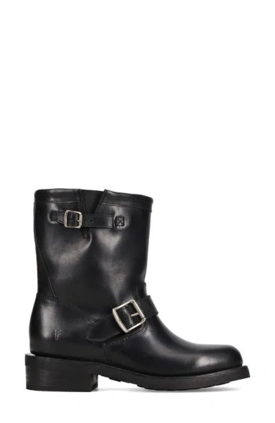 Frye Viv Short Engineer Boot In Black
