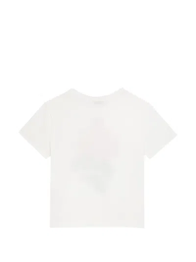 Dolce & Gabbana Jersey T-shirt With Print And Dg Logo In White