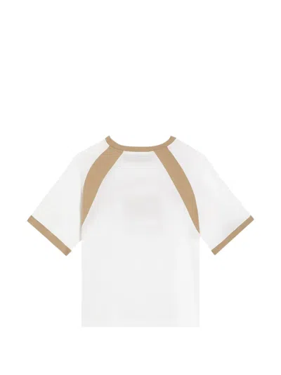 Dolce & Gabbana Jersey T-shirt With Print And Embroidery In White