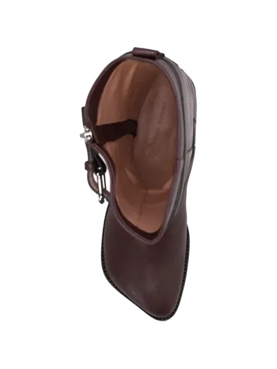 Niccolò Pasqualetti Obliqua Boots In Brown