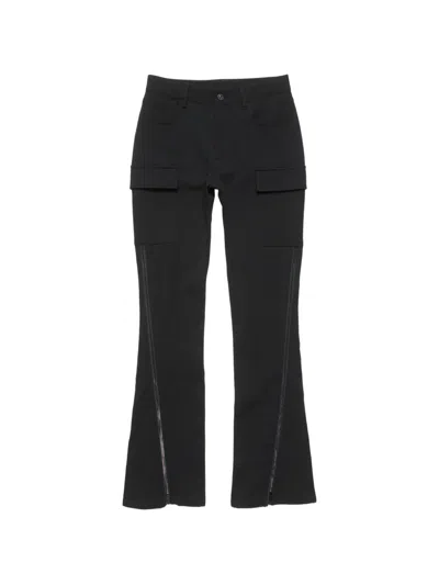 Acne Studios Belt Loop Casual Pants In Black