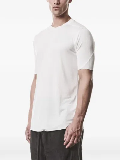 Thom Krom Worked T-shirt In White