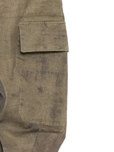 Masnada Patchwork Trousers In Brown