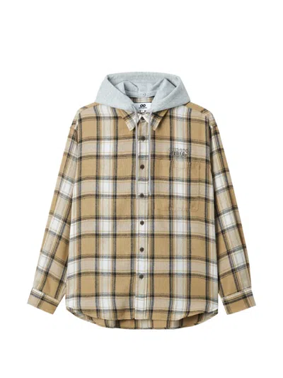 Chocoolate Hooded Check-pattern Jacket In Multi