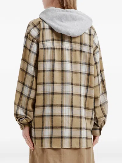 Chocoolate Hooded Check-pattern Jacket In Multi