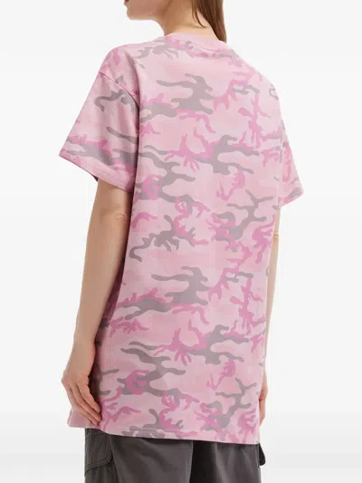Fingercroxx Patterned T-shirt In Pink