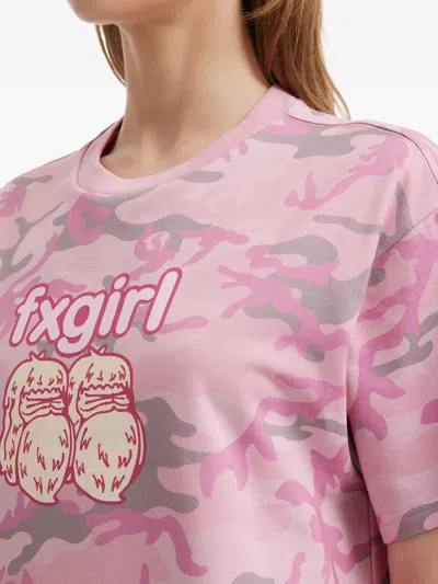 Fingercroxx Patterned T-shirt In Pink