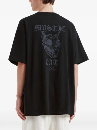 Five Cm Skull-graphic T-shirt In Black