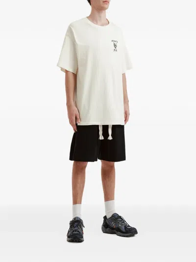 Five Cm Skull-graphic T-shirt In White