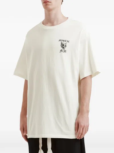 Five Cm Skull-graphic T-shirt In White