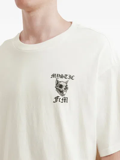 Five Cm Skull-graphic T-shirt In White