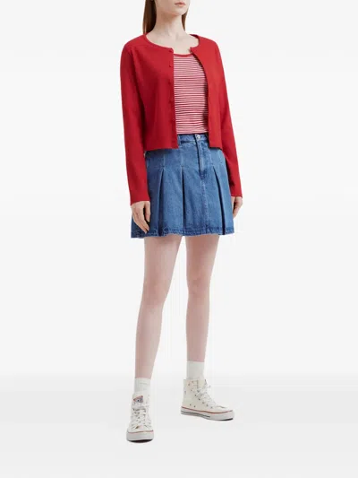 Chocoolate Buttoned Cardigan In Brown