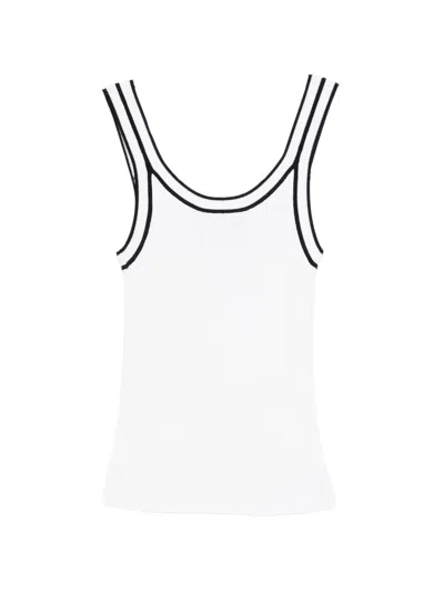 Iceberg Double-strap Knit Top In Multi