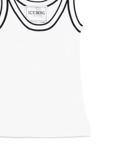 Iceberg Double-strap Knit Top In Multi