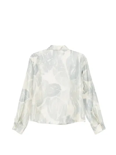 Alysi Brushed Print Regular Top In Neutral