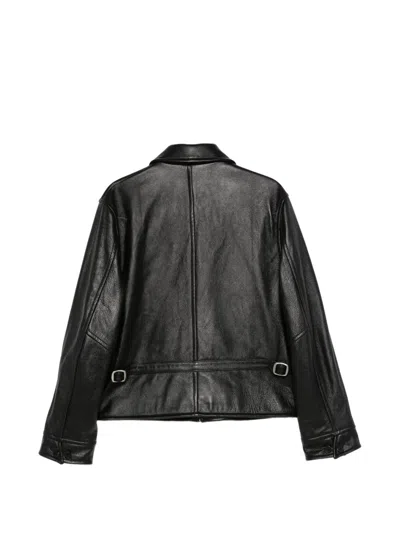 Tonywack Collared Jacket In Black