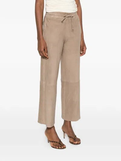Arma Drawstring Trousers In Neutral