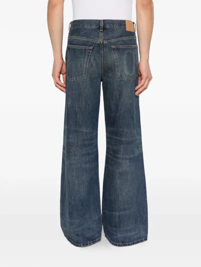 Jeanerica Logo-patch Jeans In Blue