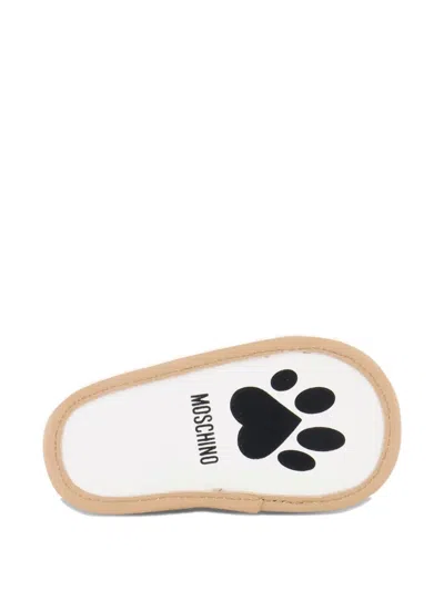 Moschino Logo-print Sandals In Multi