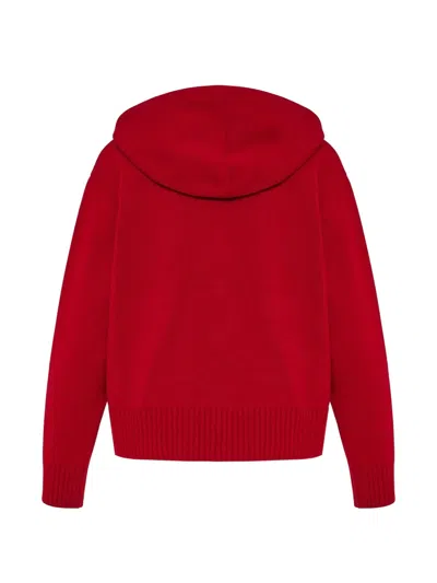 Givenchy Logo-embroidered Sweater In Red