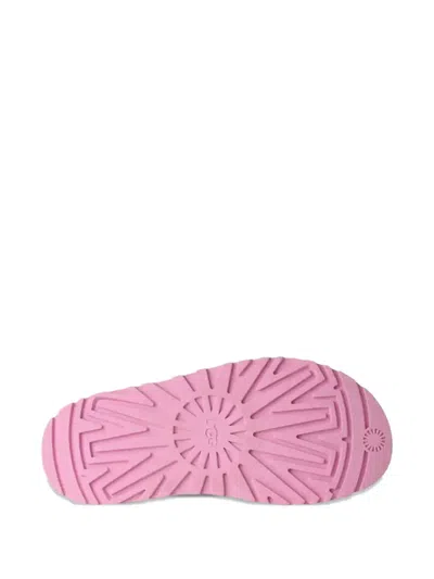 Ugg Sandals Open Toe Platform Sole Pull Tab In Pink