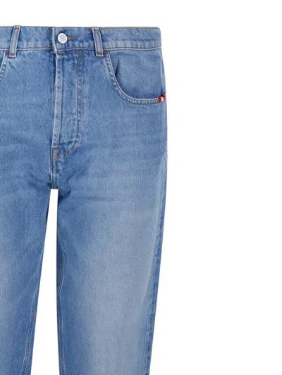 Amish Belt Loop Jeans In Blue