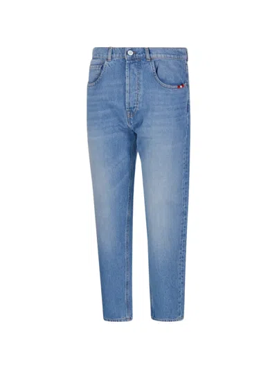 Amish Belt Loop Jeans In Blue
