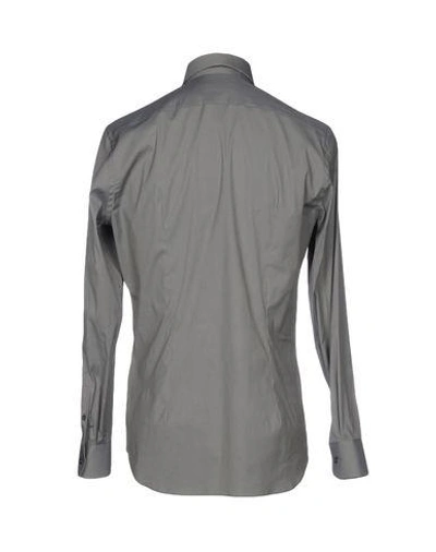 Shop Prada Shirts In Grey
