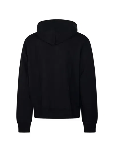 Off-white Small Arrow Logo Hoodie In Black Cotton
