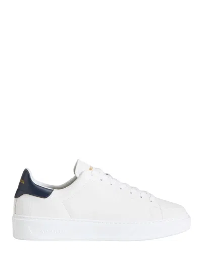 Woolrich White Leather Sneakers In White