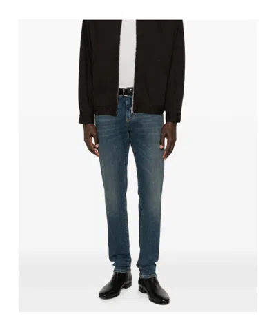 Dolce & Gabbana Multi-pocket Jeans In Blue